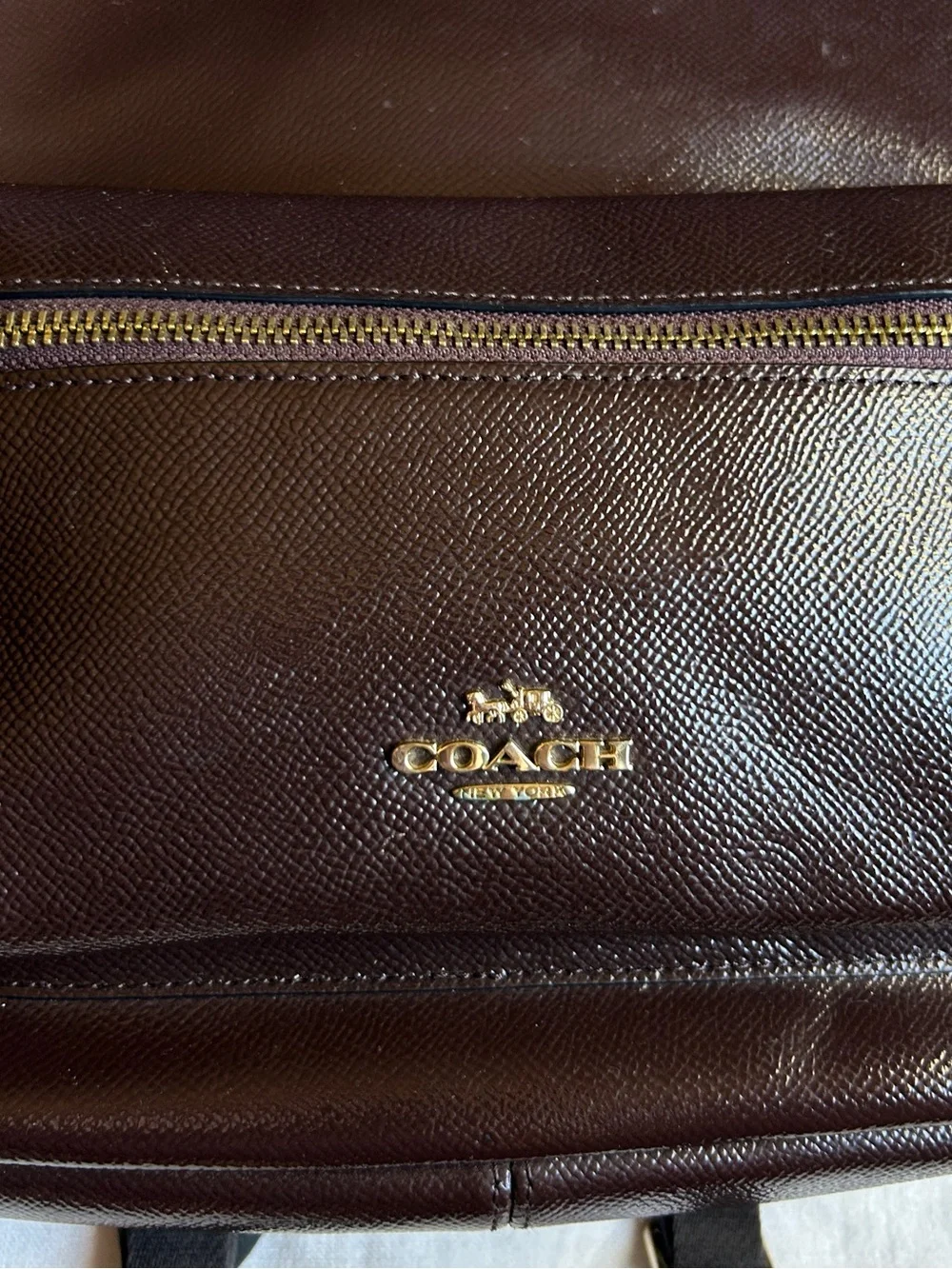 Coach deep burgundy
